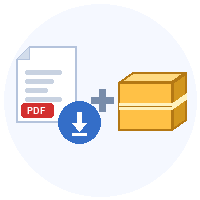 PDF + verzending per pakket  